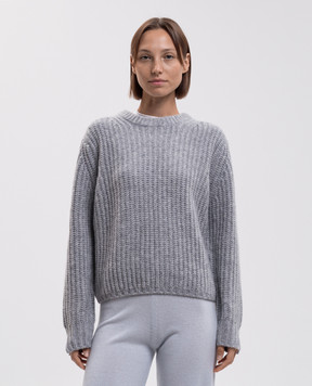 Allude Gray cashmere and silk sweater 26577091