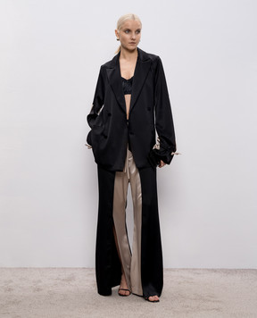 SSHEENA Black Pajama Pants 26SSPAJAMATS26005