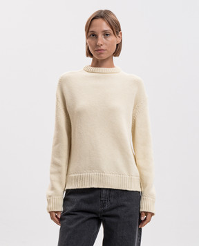 Jil Sander Yellow wool and cashmere sweater J02GP0277J14860