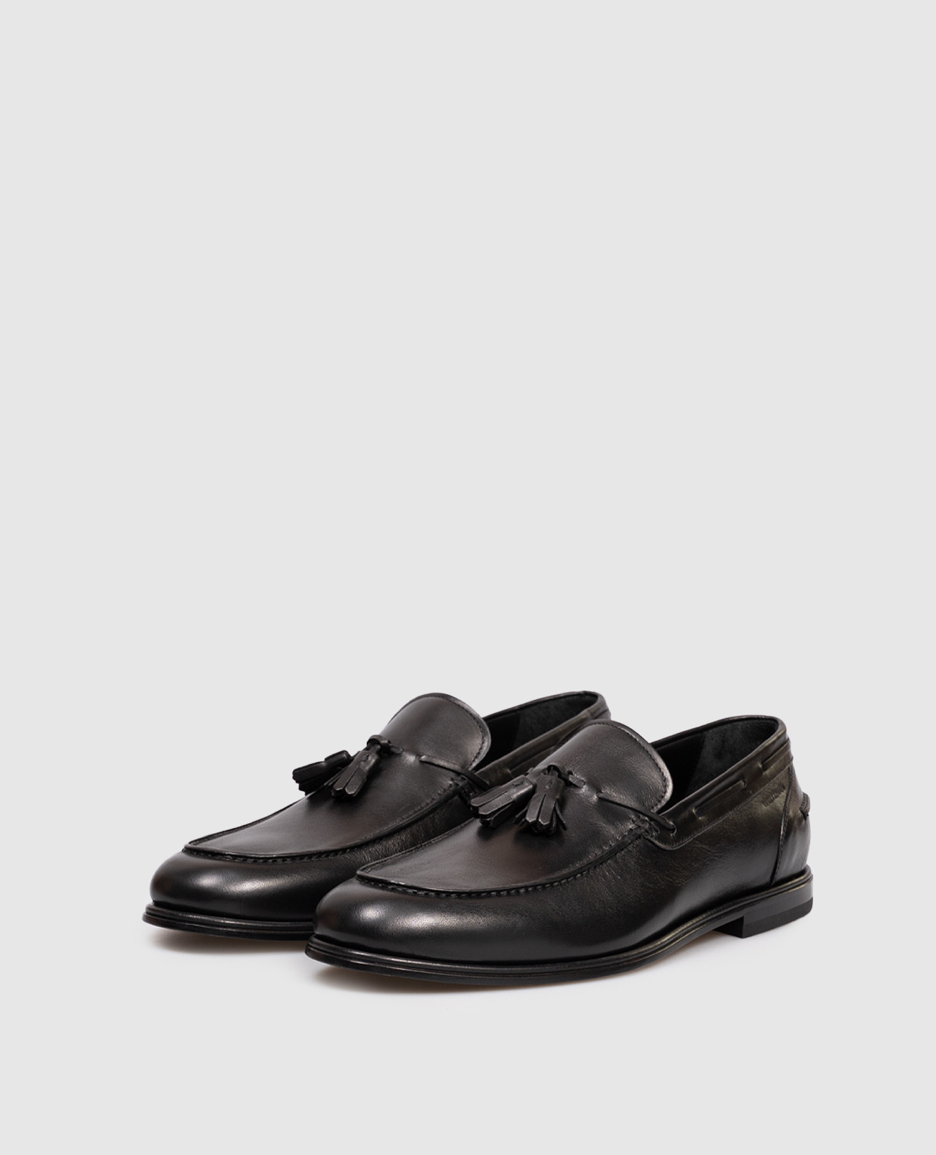 

Carmel black leather tassel loafers Stuart Weitzman
