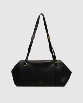 Gianni Chiarini Black leather tote bag TERRY with logo BS12231COMMGRN