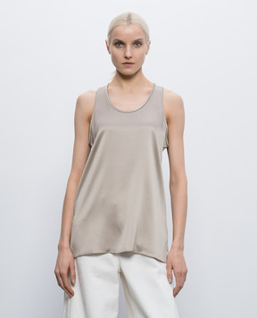 Brunello Cucinelli Beige silk top M0C59DZ300