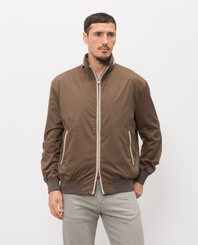 Kiton Brown jacket UW2314V0822H