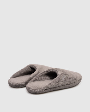 Hamam Grey terry slippers PERA PERASLIPPERSFORHIM