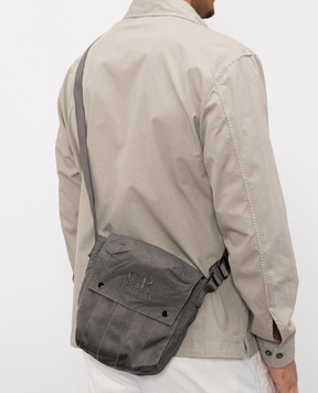 C.P. Company Gray bag with logo embroidery MAC154A110188M