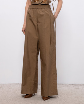 Brunello Cucinelli Brown cotton pants M0F79P9131