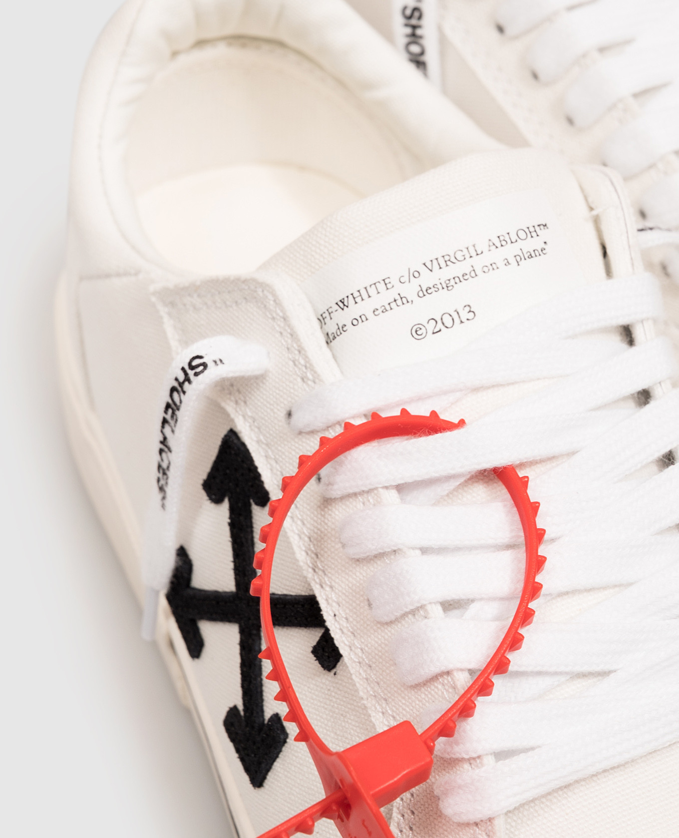 White Vulcanized Sneakers Off-White 5