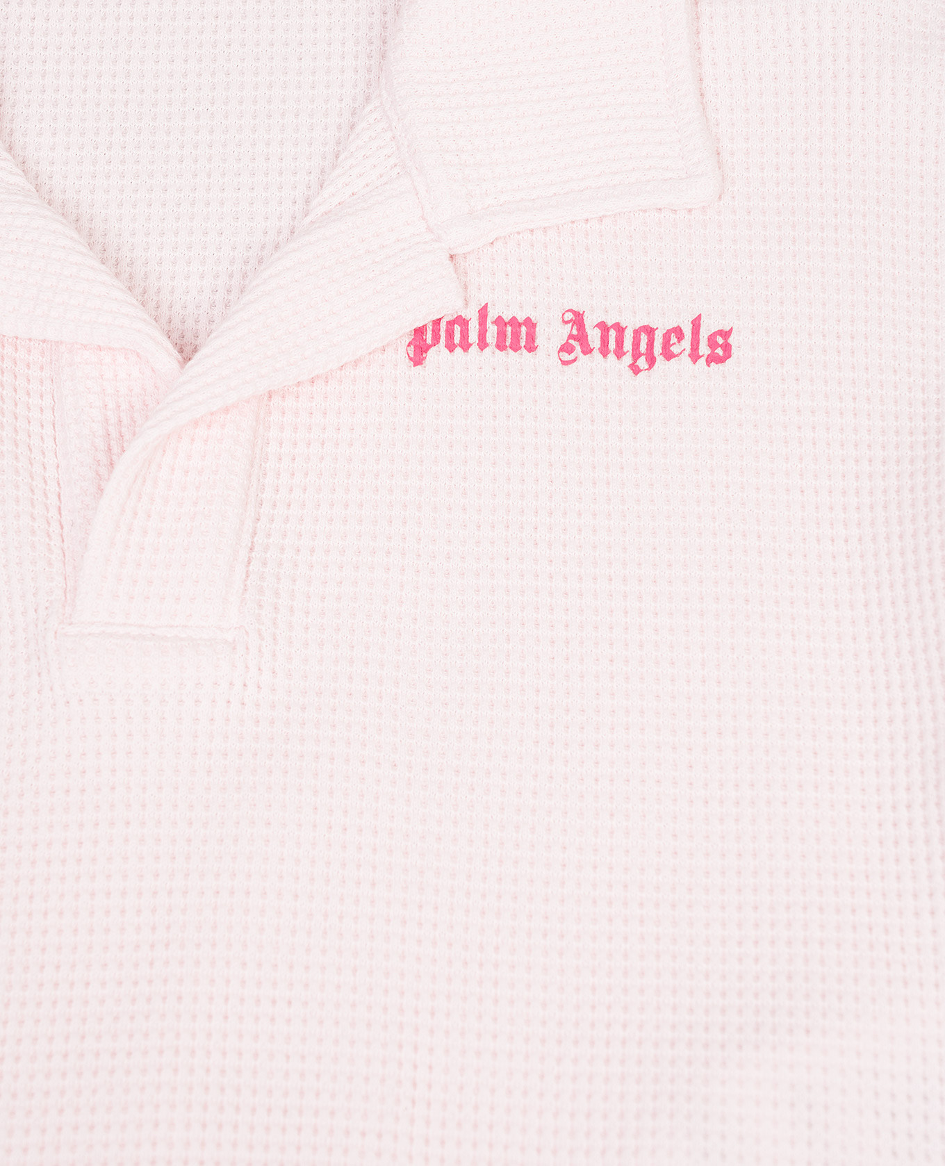 

Children's pink polo shirt with logo print Palm Angels