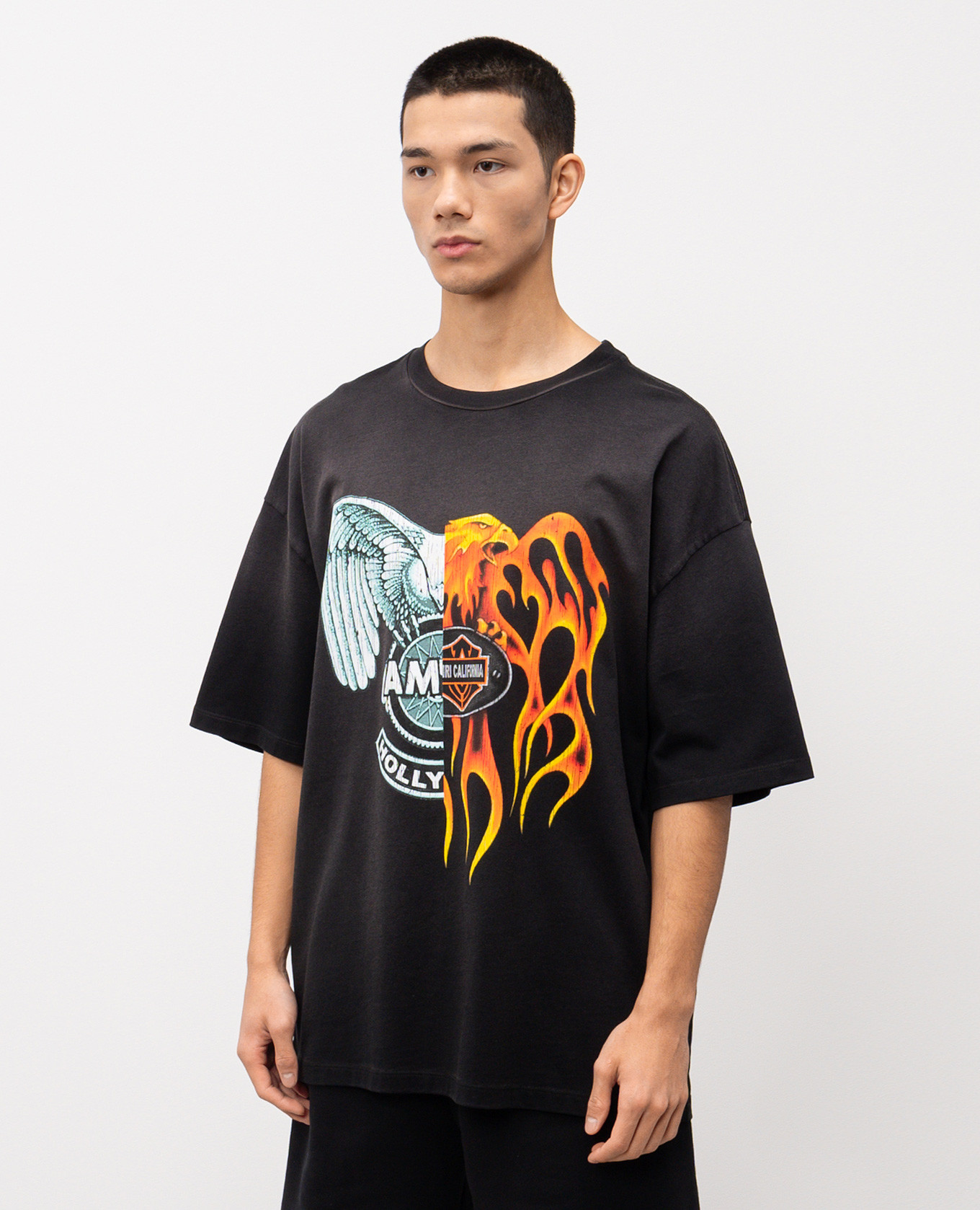 Black T-shirt with print AMIRI 3