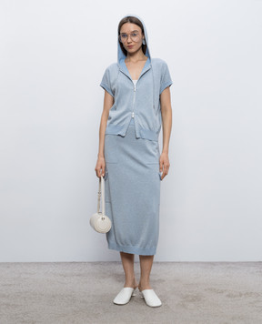 Peserico Blue skirt with lurex A95032F149173H