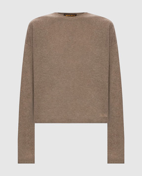 Woolrich Brown wool sweater CFWWKN2044FRUF0574