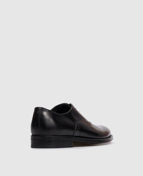 Canali Black leather oxfords RA01347621547