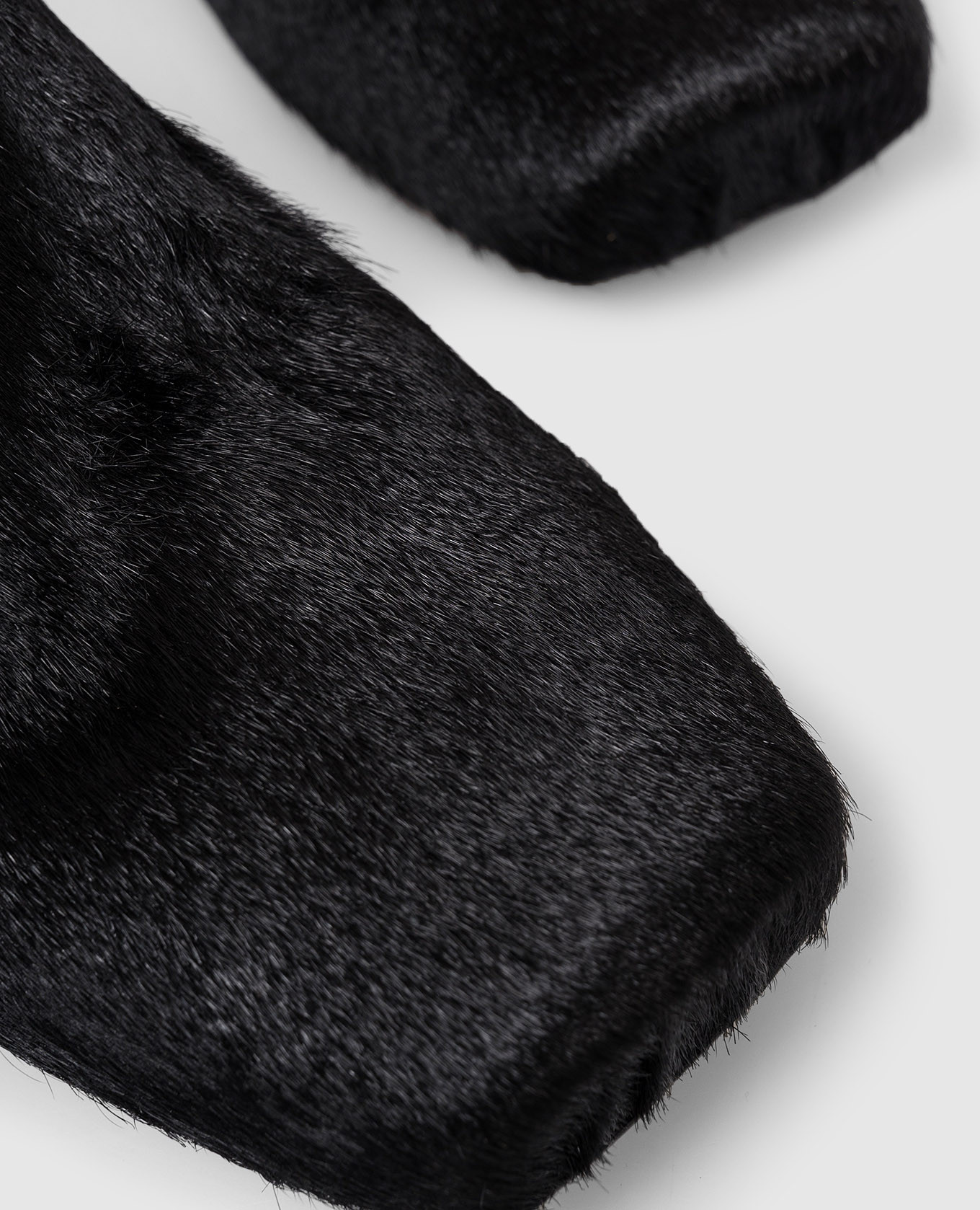 Black leather mules UMA WANG 5