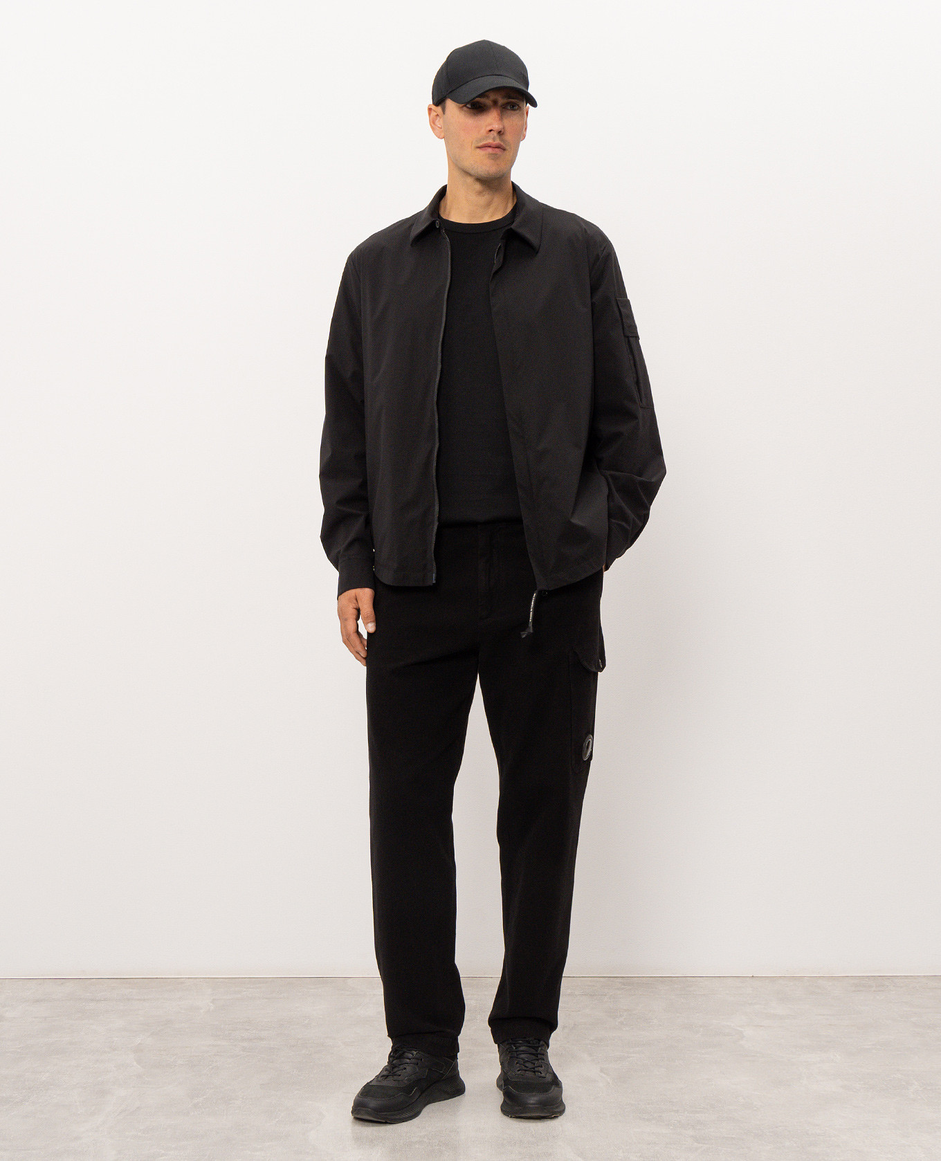 Metropolis Series Black T-Shirt with Print C.P. Company Metropolis 2