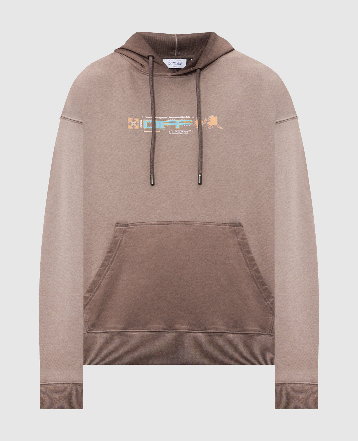 Brown Archi Geography Arrow Hoodie