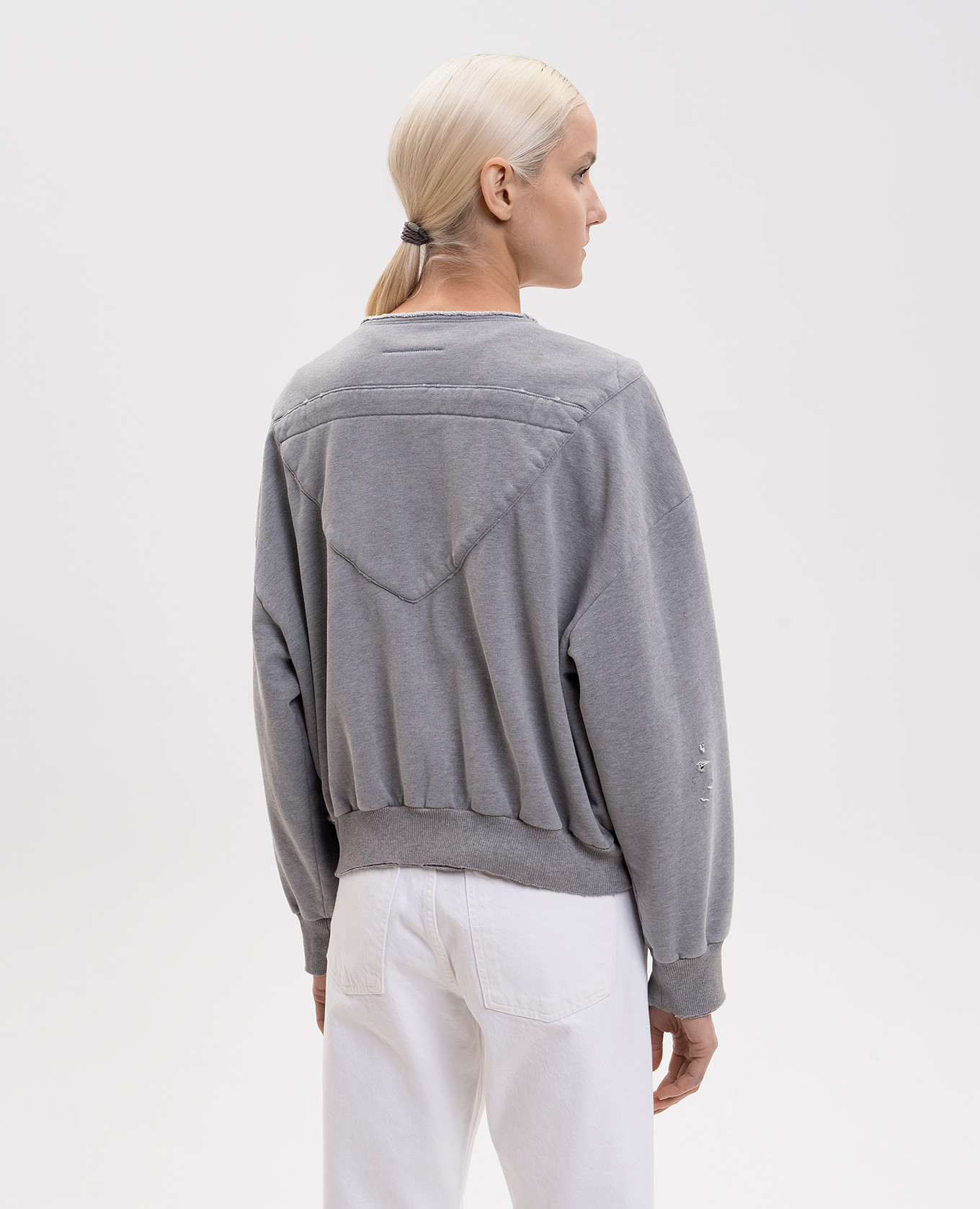 

Grey melange sports jacket with vintage effect Maison Margiela MM6