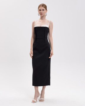 Simkhai Kristen black midi dress 5261335SS