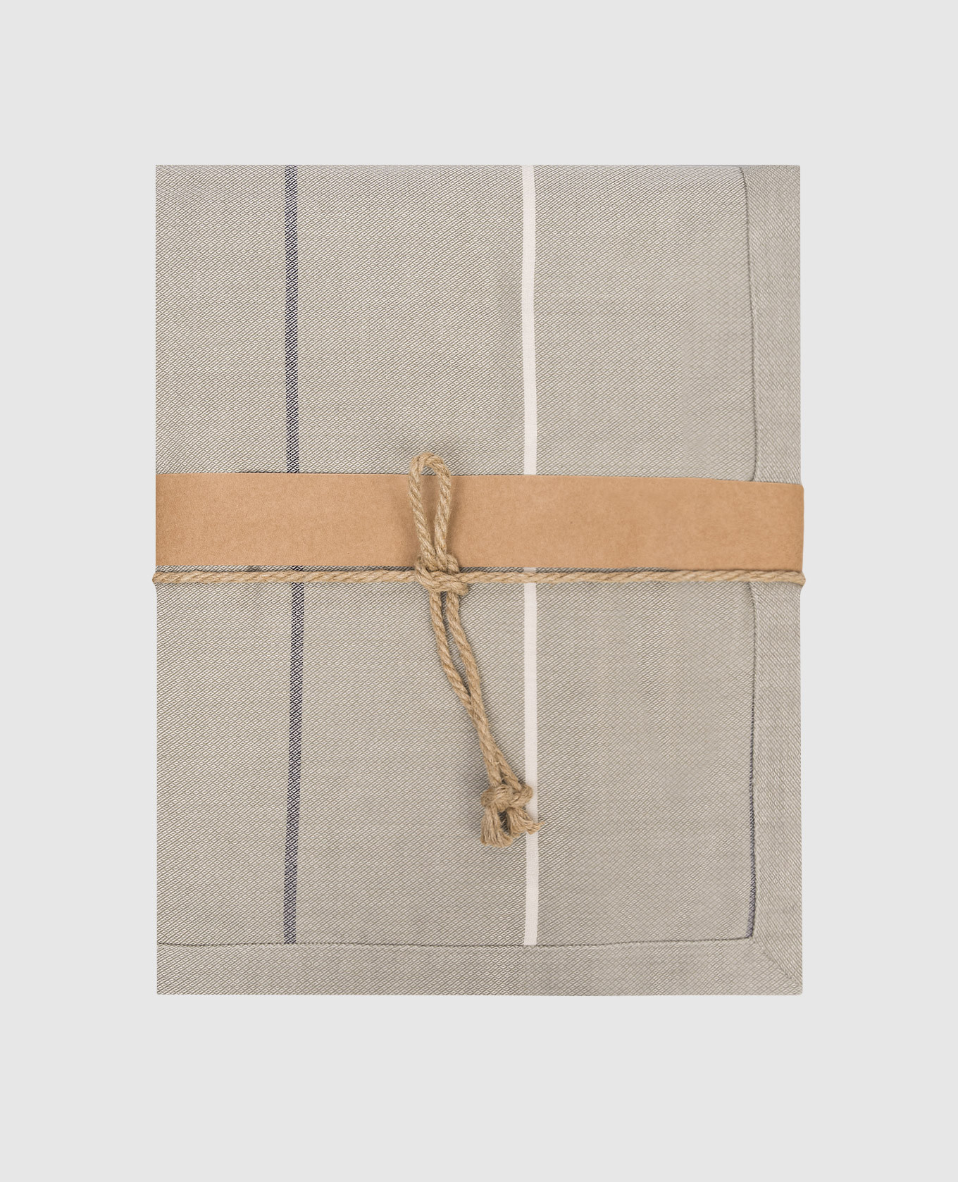 

OUTFIT gray tablecloth with contrasting stripes Fazzini, Grey