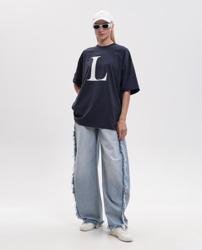 Vetements Blue T-shirt MH27TR182N