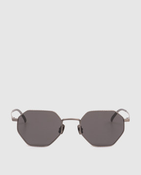 Bottega Veneta Grey Intrecciato Titanium Sunglasses 861361VIGA0