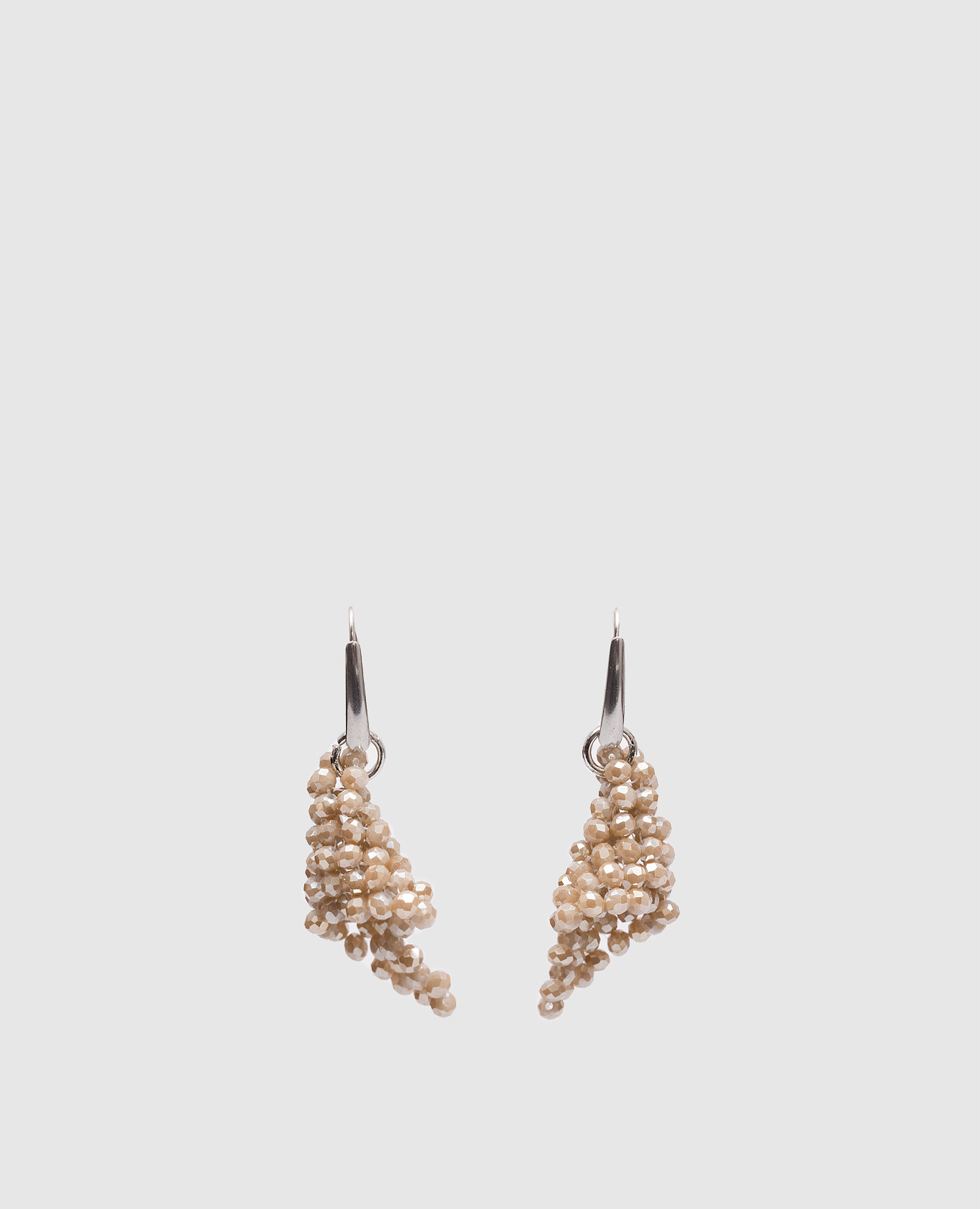 

Beige petal-shaped earrings Peserico