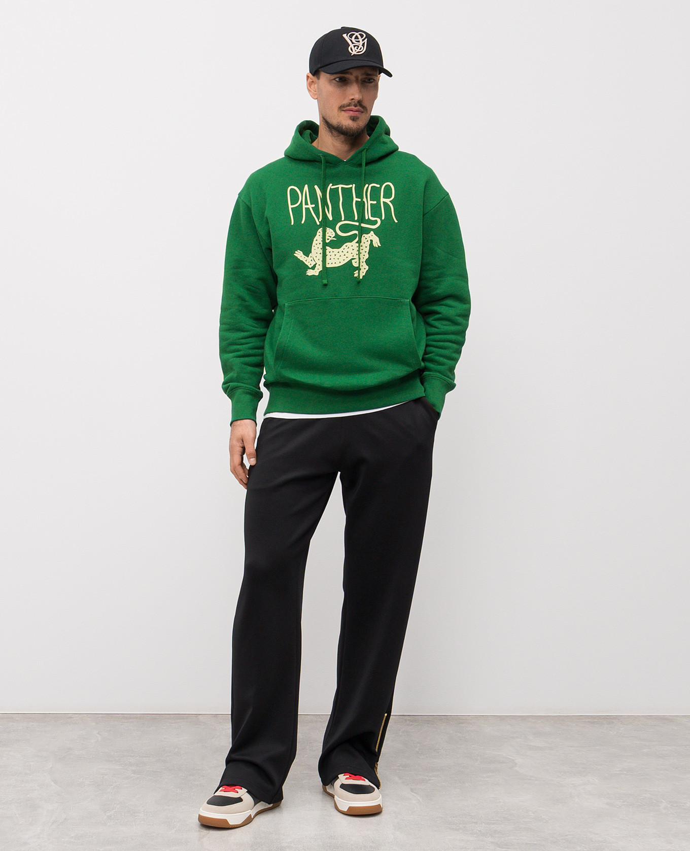 

Green Panther hoodie Valentino