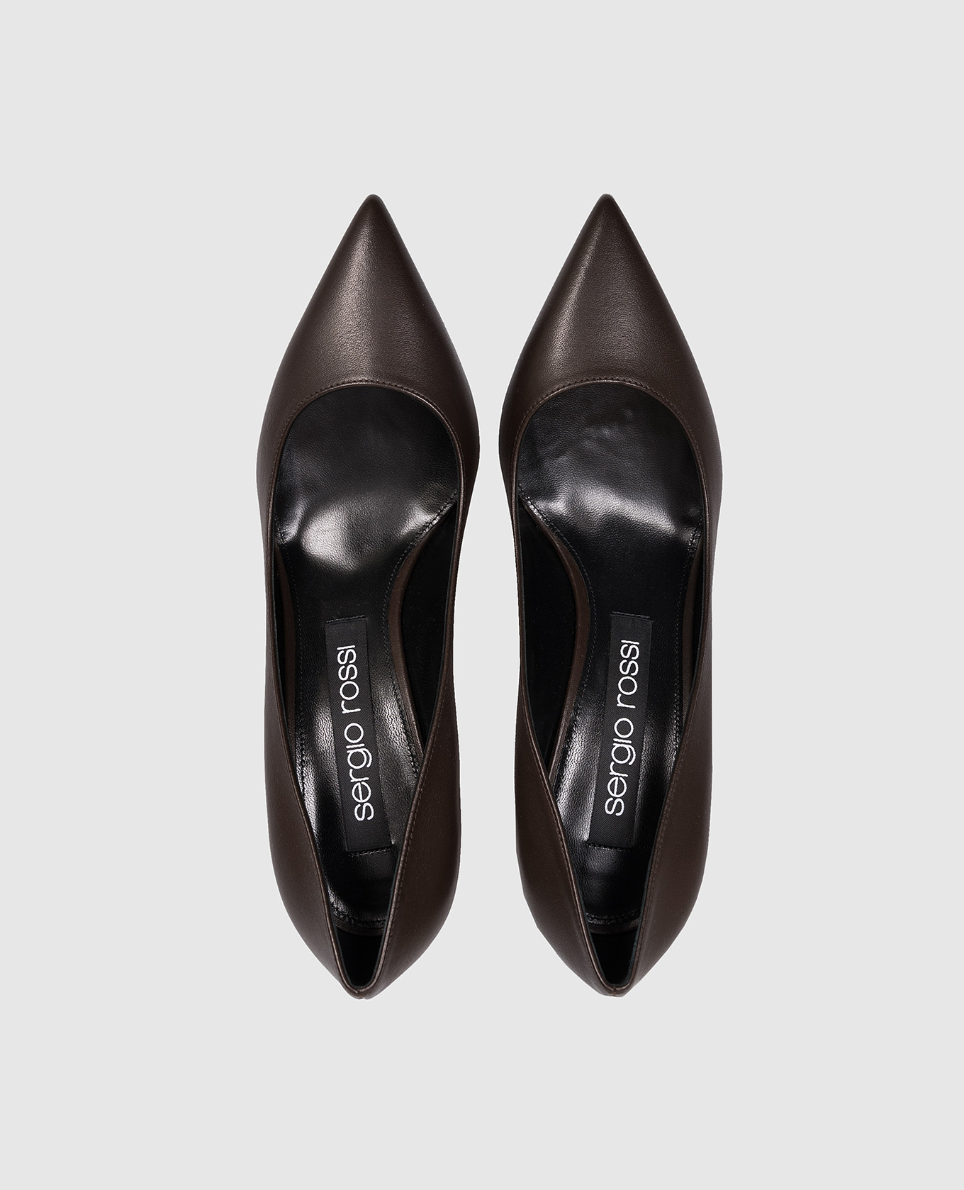 

Godiva brown leather shoes Sergio Rossi