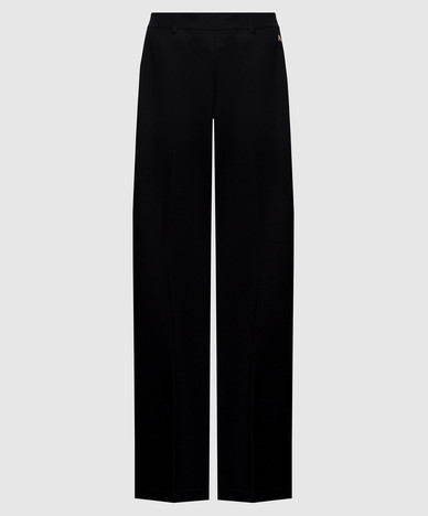 Black flared pants