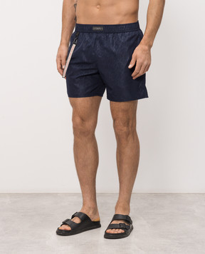 Iceberg Blue printed swim shorts ICE26MBS03