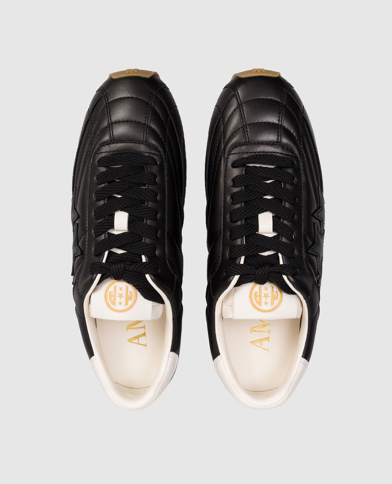 

Black leather sneakers Pacific AMIRI