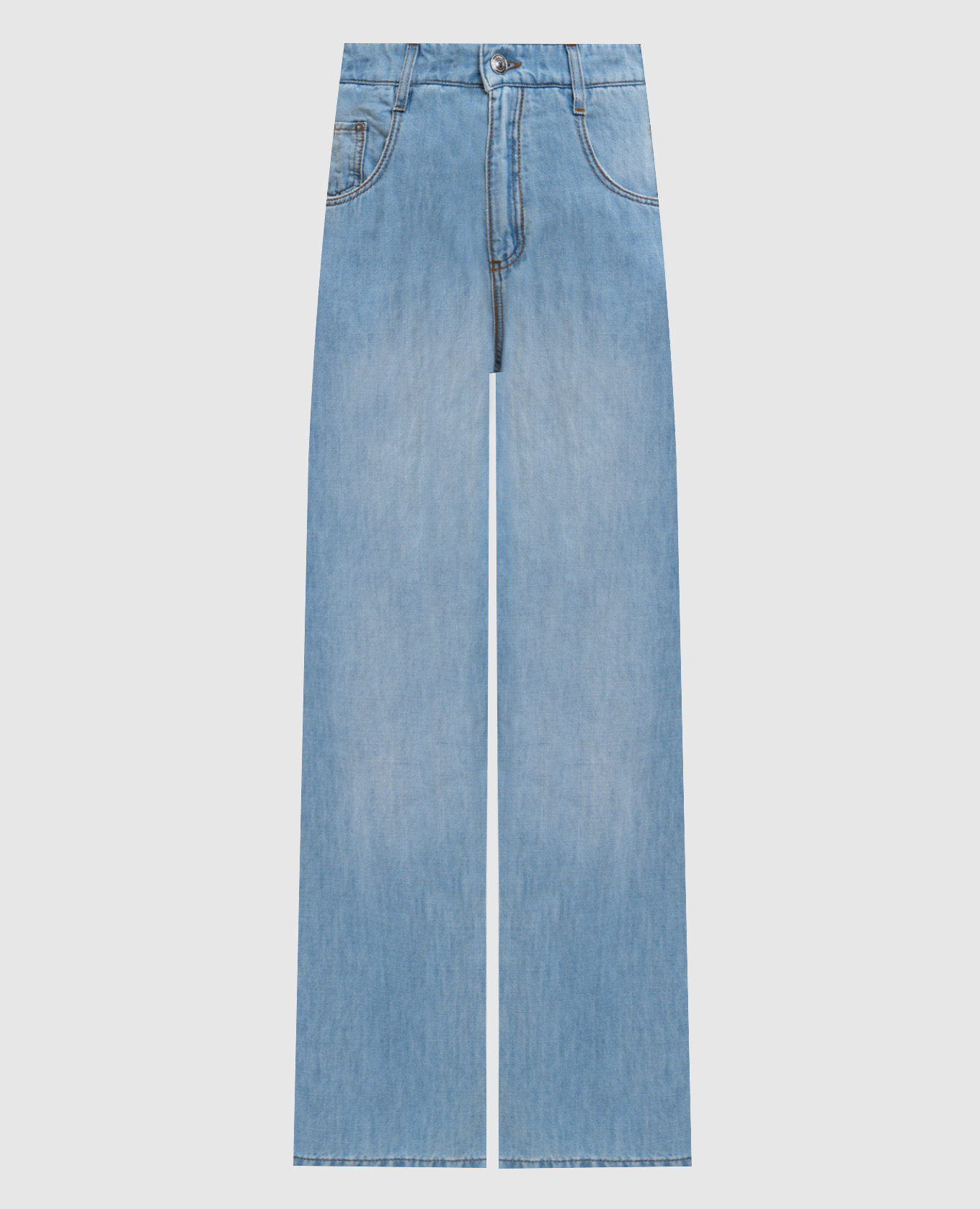 Blue jeans with linen Ermanno Scervino