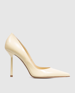 Le Silla Bella yellow patent leather shoes 4215C090BXPPGSM