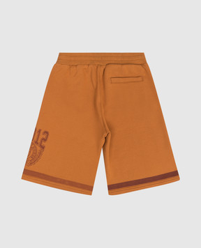 Dolce&Gabbana Children's brown shorts with print L4JQR4G7PSK812+