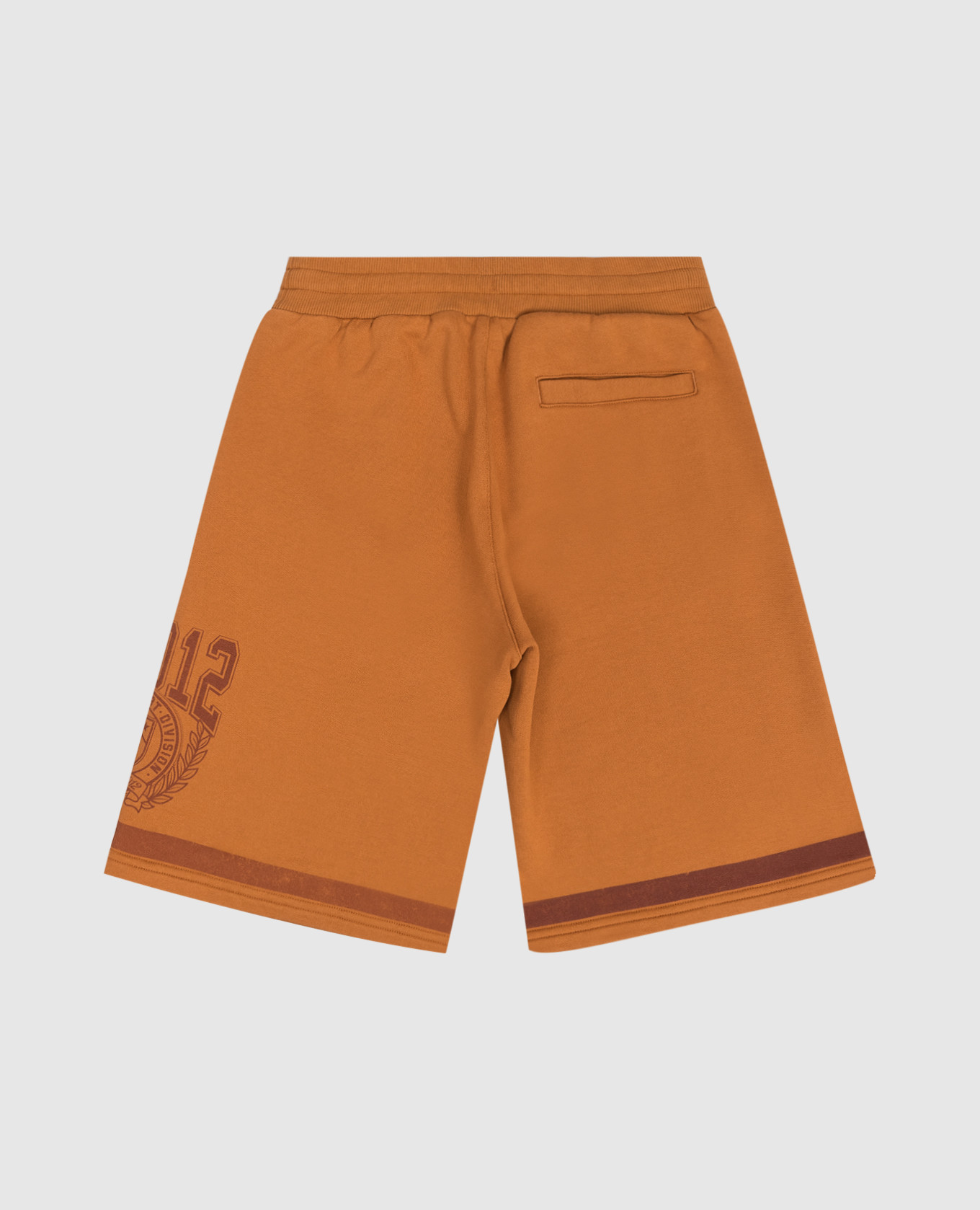 

Children's brown shorts with print Dolce&Gabbana