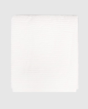 L'appartement Slim white terry towel SLIMRIBHANDTOWEL