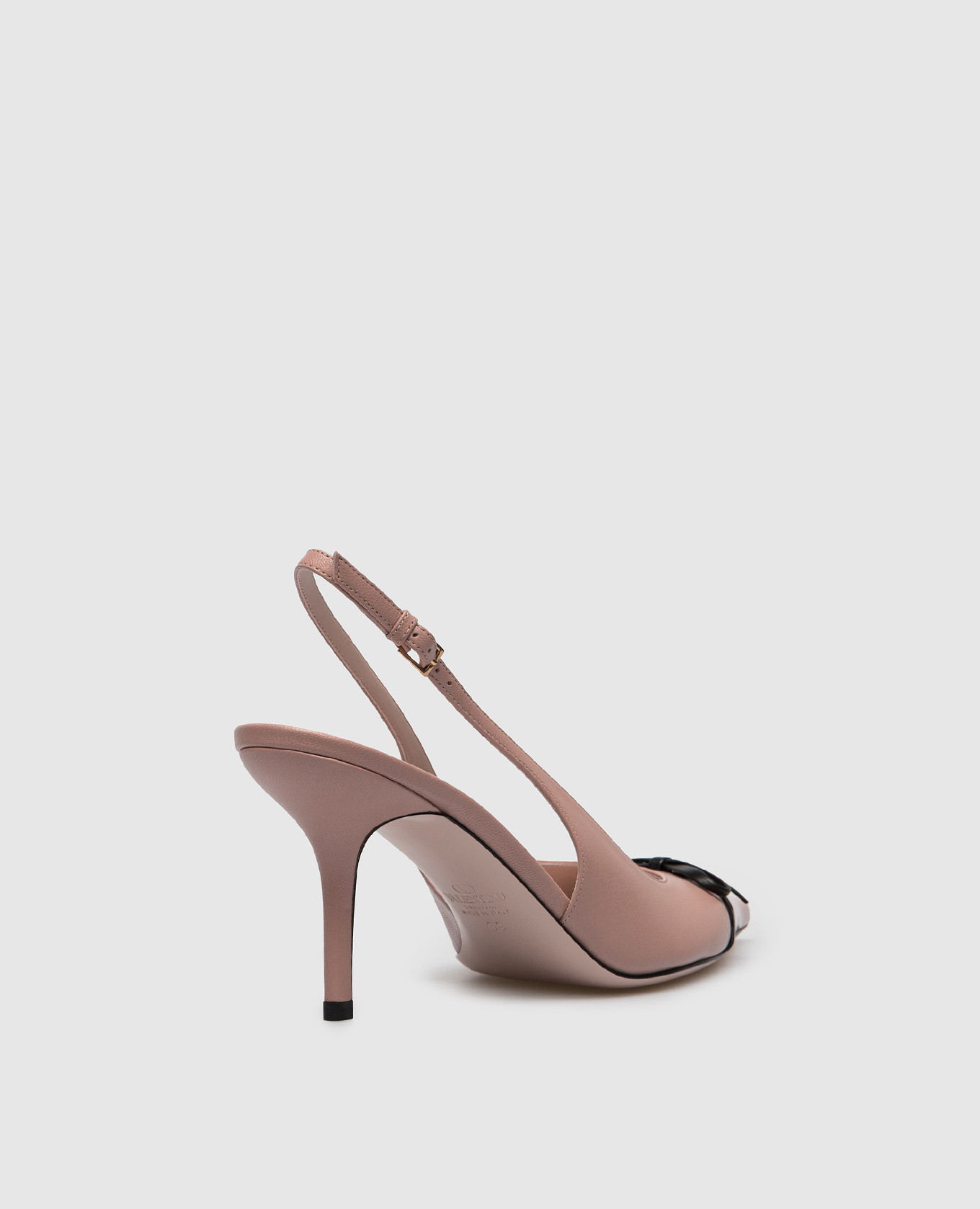 

Bepointy pink leather slingbacks Valentino