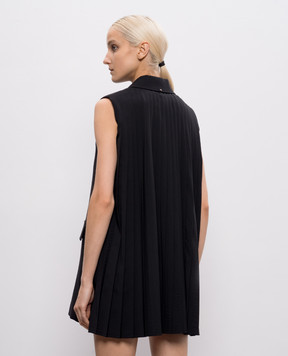 Max Mara Sportmax Black ALBERO vest with wool SPXALBERO
