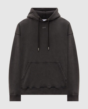 Off-White Grey Swimming Face hoodie 44MBB085F26F00A
