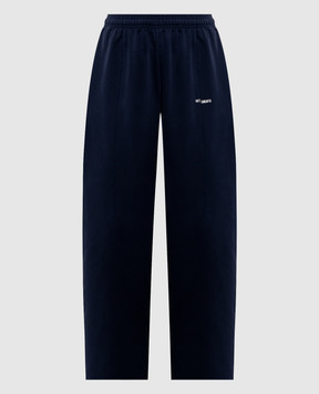 Vetements Blue sweatpants MH27SP183N