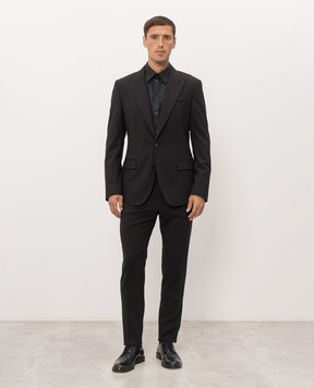 Dolce&Gabbana Black suit with wool GK05VTFUBG4