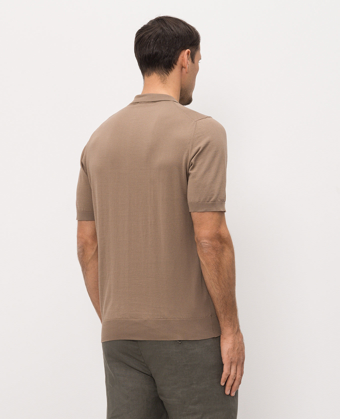 Brown polo Cashmere&Whiskey 4