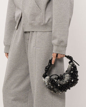 Innerraum Object HM0 beaded hobo bag HM0WHBKSTUD