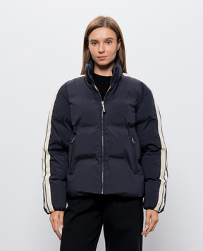 Palm Angels Black jacket with logo print PAWEJ001FB001