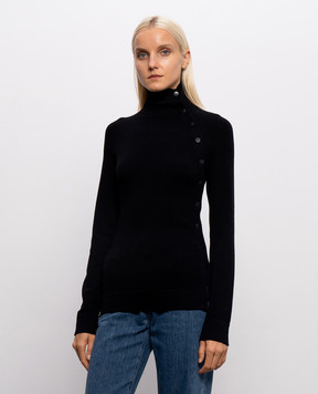 Dondup Black jumper with buttons DT445M01022D002