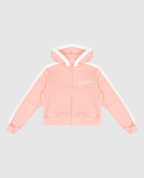 Dolce&Gabbana Children's pink sports jacket with logo L5JWCVG7PWH812+