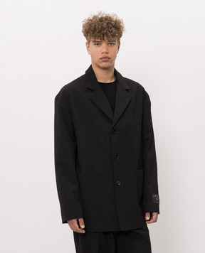 Maison Margiela MM6 Black jacket with wool SH0BN0034M36020