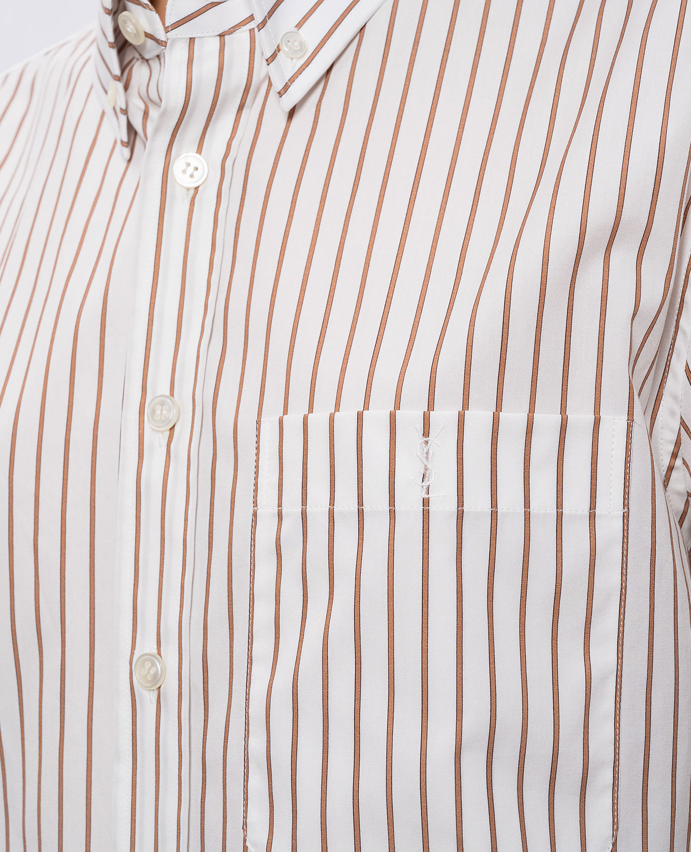 

White striped shirt Saint Laurent