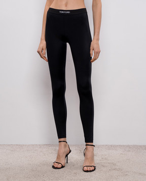 Tom Ford Black leggings with logo PAJ096JEX087