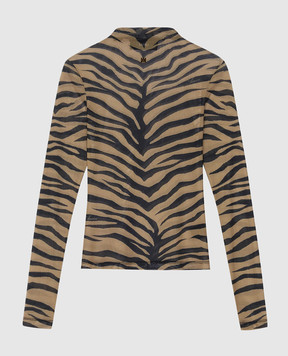 AMIRI Brown ZEBRA top AWTOWO1006