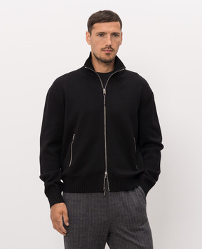 Tom Ford Black wool cardigan KZL027YMW152